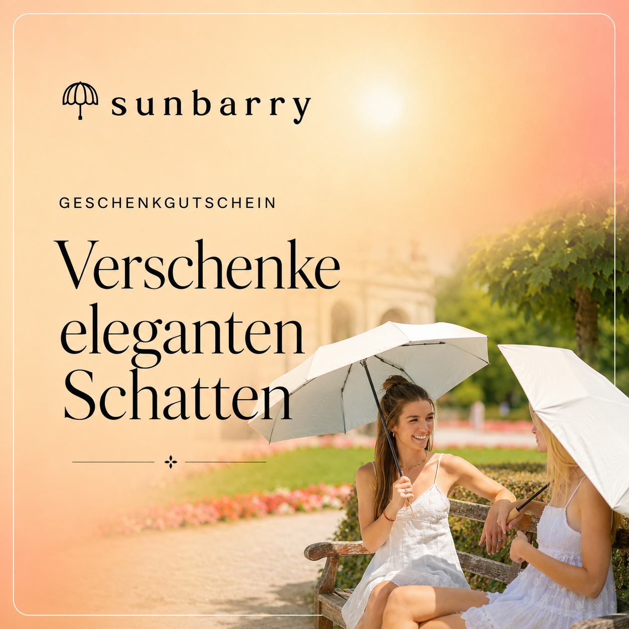 Sunbarry Geschenkgutschein – Verschenke eleganten Schatten